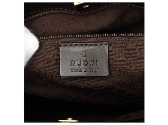 Borsa a mano Gucci Sherry Line Beige Marrone scuro - vista 6