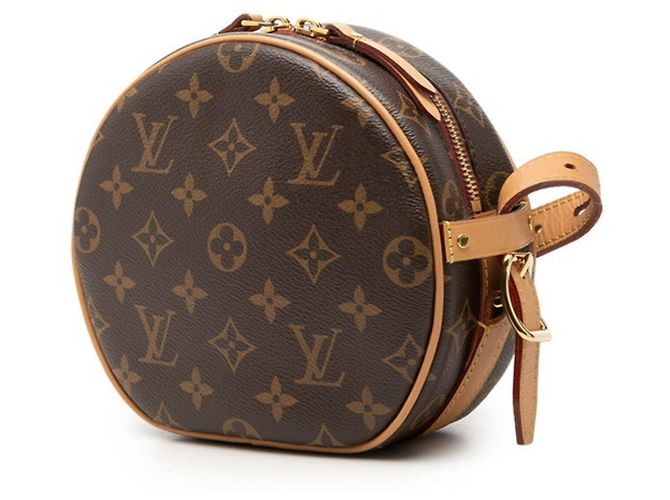 Borsa a tracolla Louis Vuitton Monogram Boite Chapeau Souple PM Marrone - vista 2