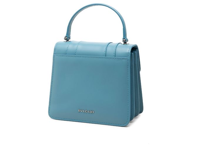 Bulgari Borsa Bvlgari Serpenti Forever Blu - vista 2