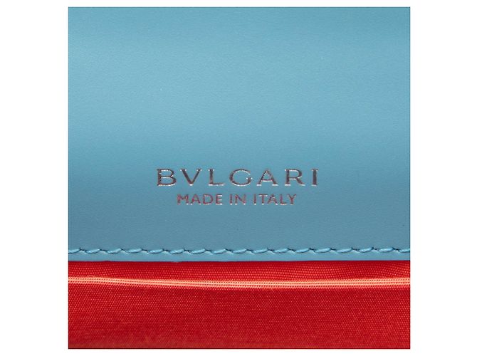 Bulgari Borsa Bvlgari Serpenti Forever Blu - vista 5