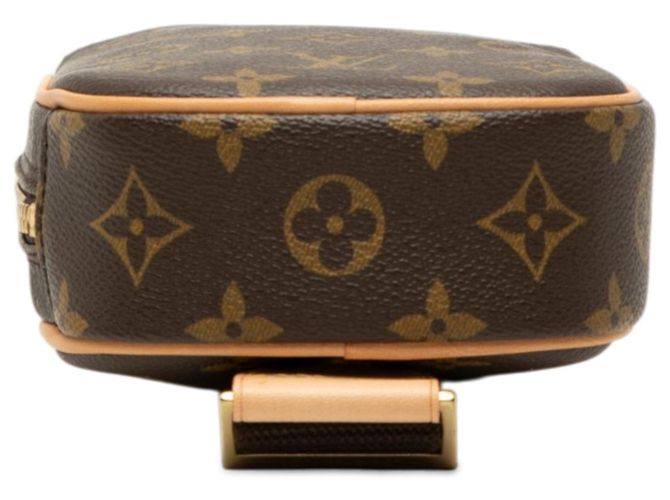 Louis Vuitton Monogram Pochette Gange Body Bag Marrone Monogramma - vista 3