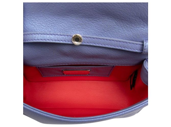 Bulgari Borsa a tracolla mini chain Bvlgari Serpenti Cabochon Porpora - vista 4