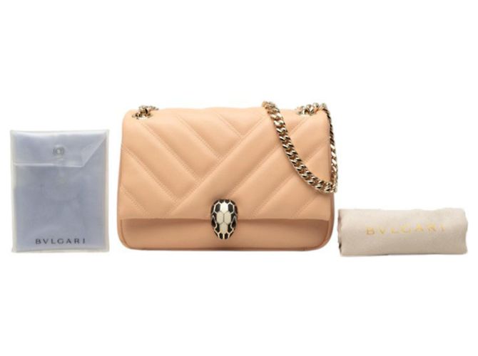 Bulgari Borsa a tracolla Bvlgari Serpenti Cabochon Rosa - vista 6