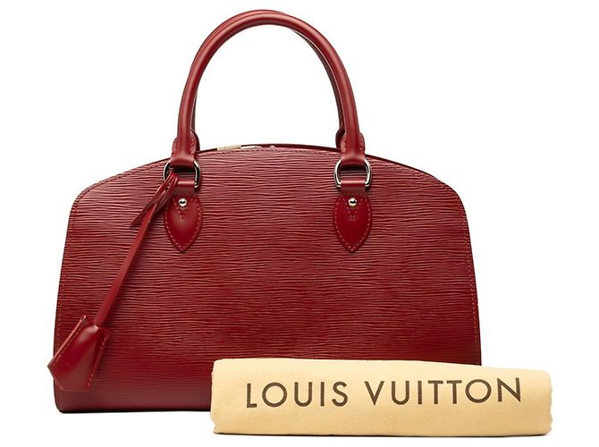 Borsa a mano Louis Vuitton Epi Pont Neuf PM Tote Bag Rosso - vista 6
