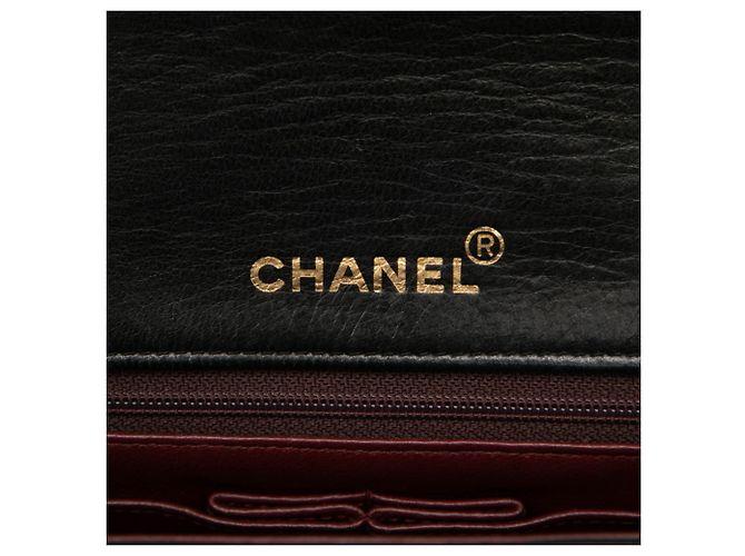 Borsa a tracolla Chanel Matelassé 23 Coco Mark Chain Nero - vista 5