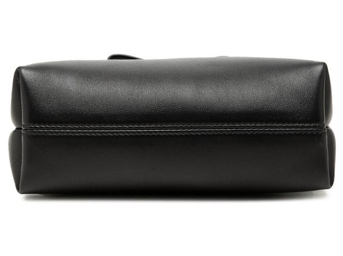 Borsa a tracolla mini con catena Salvatore Ferragamo Vara Ribbon Nero - vista 3