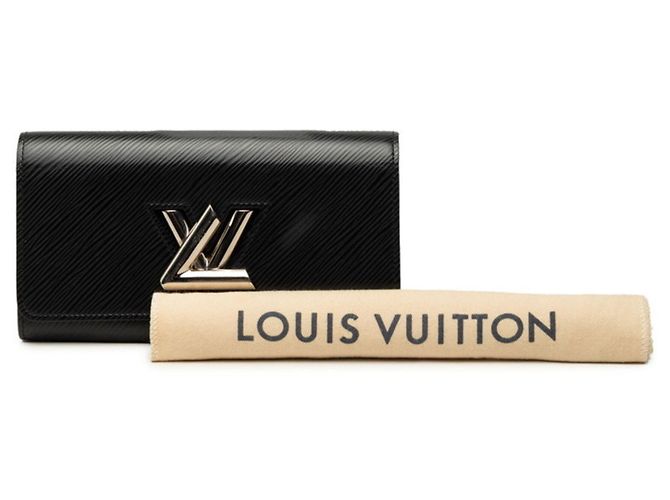 Louis Vuitton Epi Portefeuille Twist Long Wallet Nero - vista 8