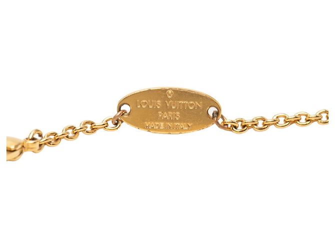 Collar Louis Vuitton Monogram Flower Dorado - vista 3