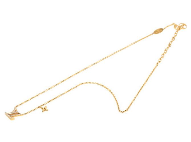 Collar Louis Vuitton Monogram Flower Dorado - vista 6