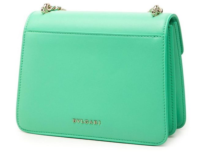 Bulgari Borsa a catena Bvlgari Serpenti Forever Verde - vista 2