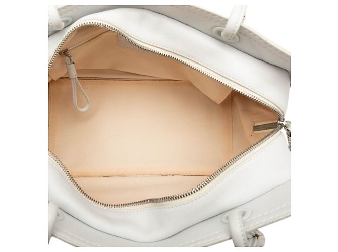 Borsa Tote Loewe Crown Stud Bianco - vista 4