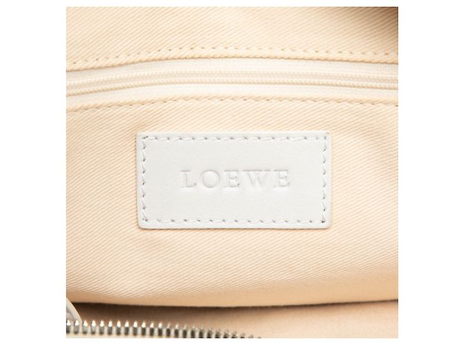 Borsa Tote Loewe Crown Stud Bianco - vista 5
