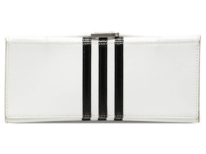 Borsa a mano Balenciaga x adidas Hourglass Small Nero Bianco - vista 3