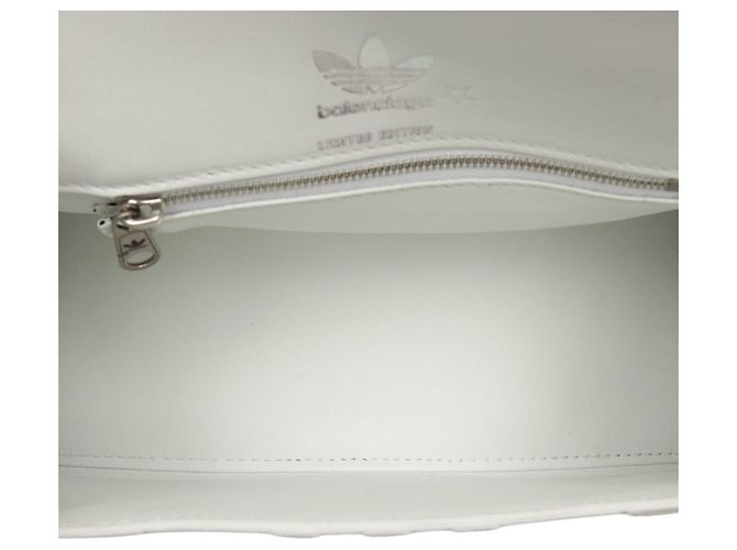 Borsa a mano Balenciaga x adidas Hourglass Small Nero Bianco - vista 4