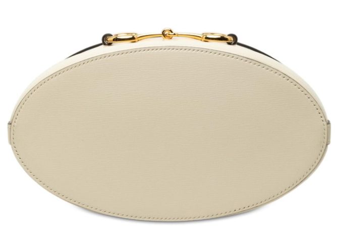 Borsa a tracolla Gucci Horsebit 1955 Bianco - vista 3