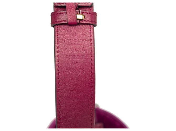Borsa a tracolla matelassé Gucci GG Marmont Porpora - vista 5