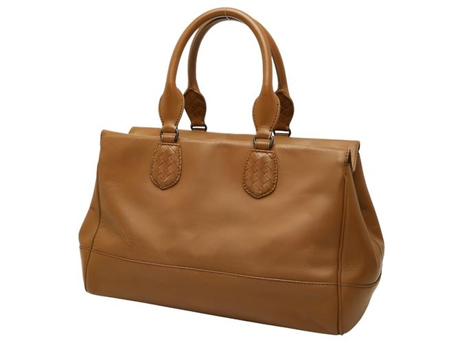 Borsa Bottega Veneta Intrecciato Marrone - vista 2