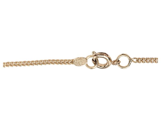 Collana ciondolo portachiavi Chanel Coco Mark Heart D'oro - vista 4