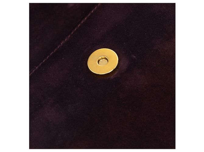 Borsa Salvatore Ferragamo Vara in camoscio burgundy Bordò - vista 5