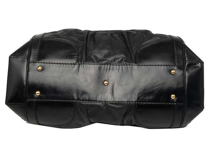 Borsa Boston Gucci in pelle nera Nero - vista 3
