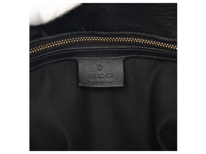 Borsa Boston Gucci in pelle nera Nero - vista 7