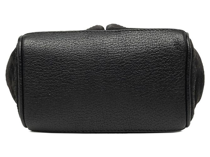 Borsa a mano e a tracolla Gucci Bamboo Nero - vista 3