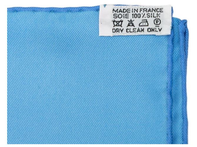 Hermès Foulard di seta Hermes Carre 90 Vive Les Champions Blu Multicolore - vista 7