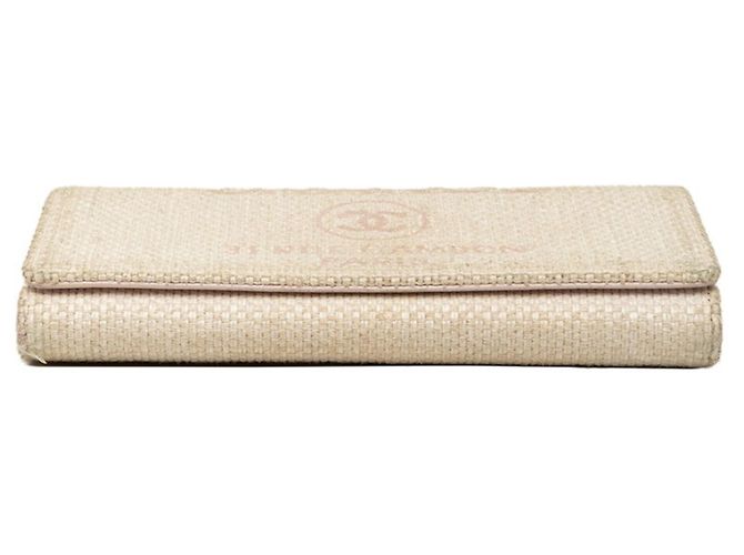 Chanel Coco Mark Deauville Langbeutel Pink Weiß - Ansicht 3