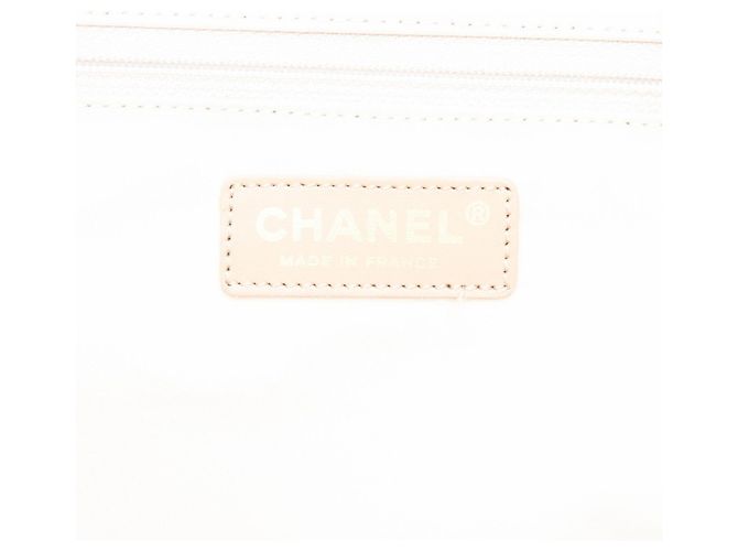Borsa Tote MM Chanel Coco Mark New Travel Line Beige - vista 5