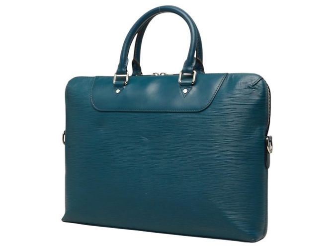 Sac briefcase Louis Vuitton Epi Portedocument Jour Bleu - vue 2