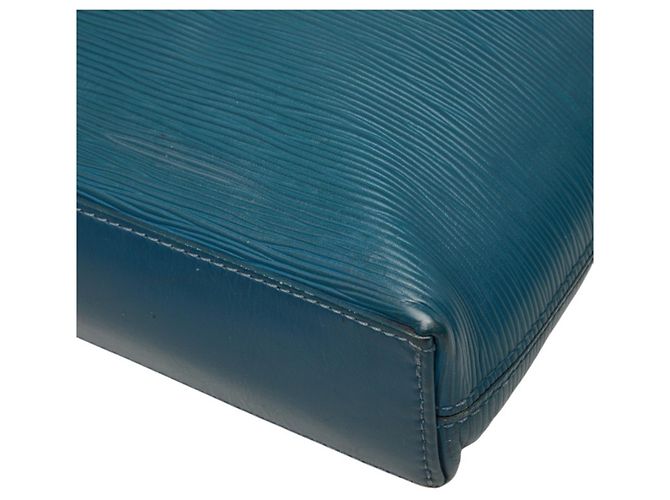 Sac briefcase Louis Vuitton Epi Portedocument Jour Bleu - vue 6