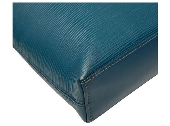 Sac briefcase Louis Vuitton Epi Portedocument Jour Bleu - vue 7