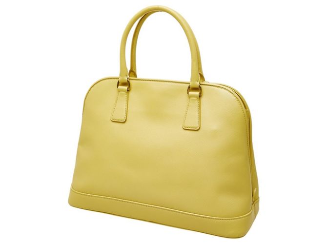 Prada Saffiano Promenade Handtasche Gelb - Ansicht 2