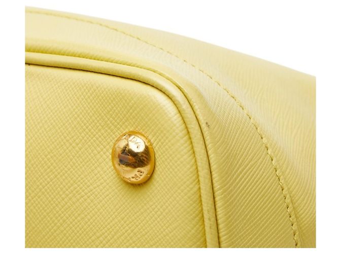 Prada Saffiano Promenade Handtasche Gelb - Ansicht 4