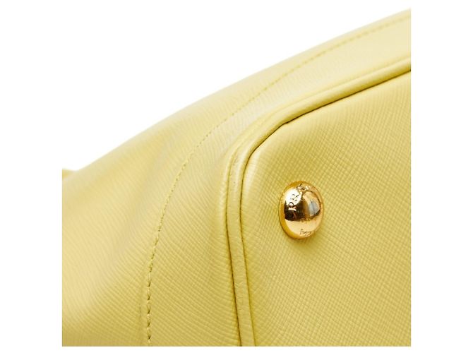 Prada Saffiano Promenade Handtasche Gelb - Ansicht 5