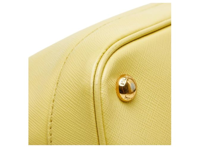 Prada Saffiano Promenade Handtasche Gelb - Ansicht 7