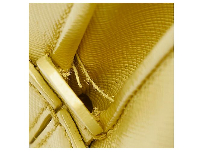 Prada Saffiano Promenade Handtasche Gelb - Ansicht 8