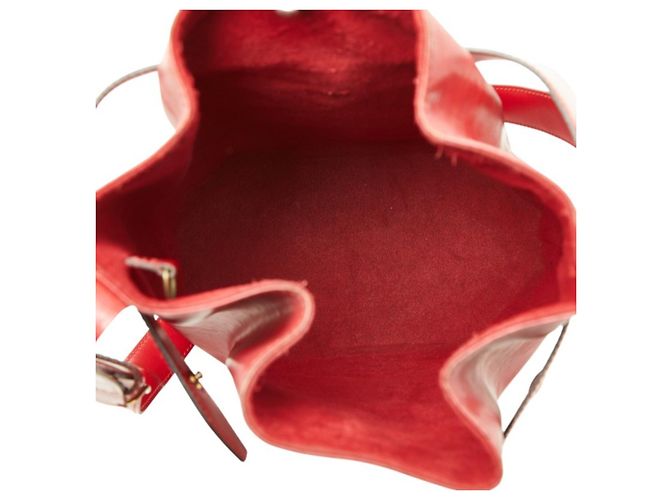 Borsa Louis Vuitton Epi Depaule PM Rosso - vista 11