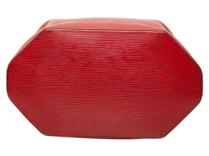 Borsa Louis Vuitton Epi Depaule PM Rosso - vista 3