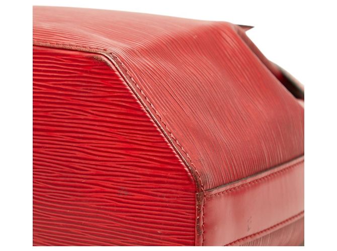 Borsa Louis Vuitton Epi Depaule PM Rosso - vista 4