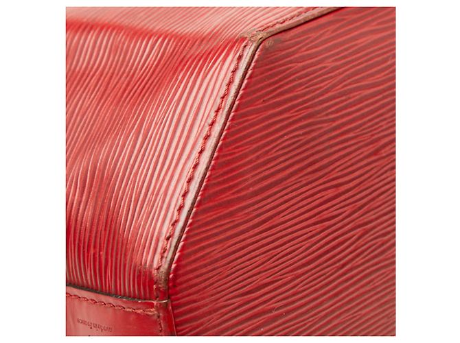 Borsa Louis Vuitton Epi Depaule PM Rosso - vista 5
