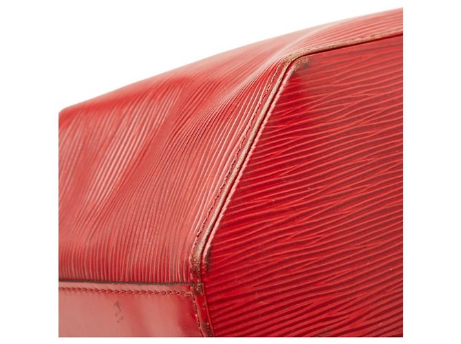 Borsa Louis Vuitton Epi Depaule PM Rosso - vista 7