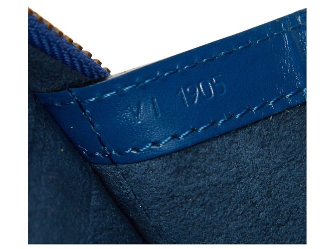 Borsa Tote Louis Vuitton Epi Lussac in Toledo Blue - vista 13