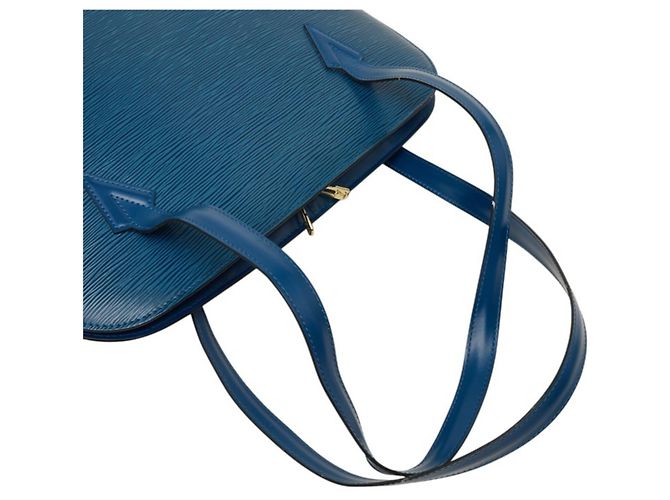Borsa Tote Louis Vuitton Epi Lussac in Toledo Blue - vista 14
