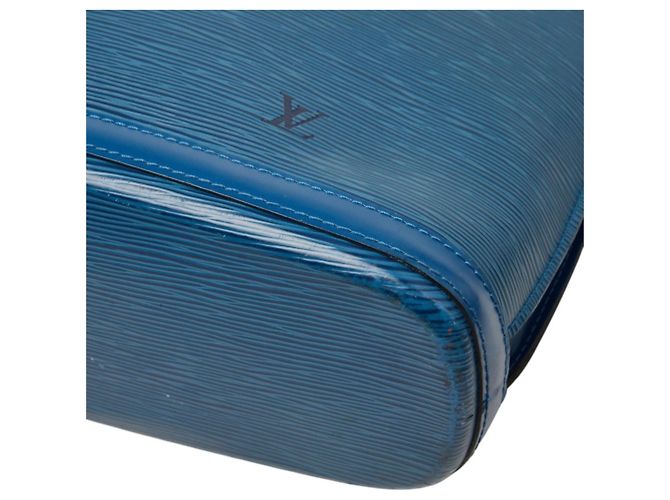 Borsa Tote Louis Vuitton Epi Lussac in Toledo Blue - vista 4