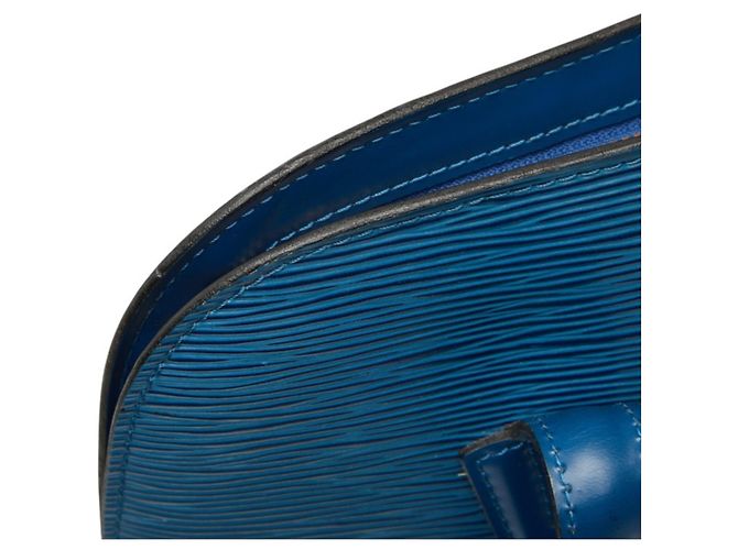 Borsa Tote Louis Vuitton Epi Lussac in Toledo Blue - vista 9