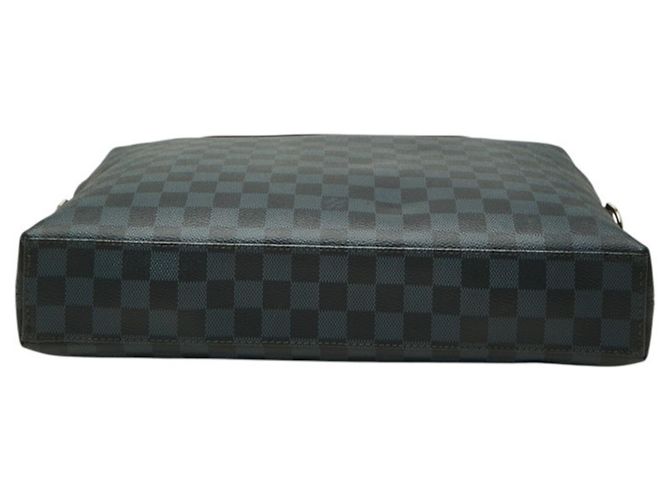 Borsa Business Portedocuments Jour Louis Vuitton Damier Cobalt Nero - vista 3