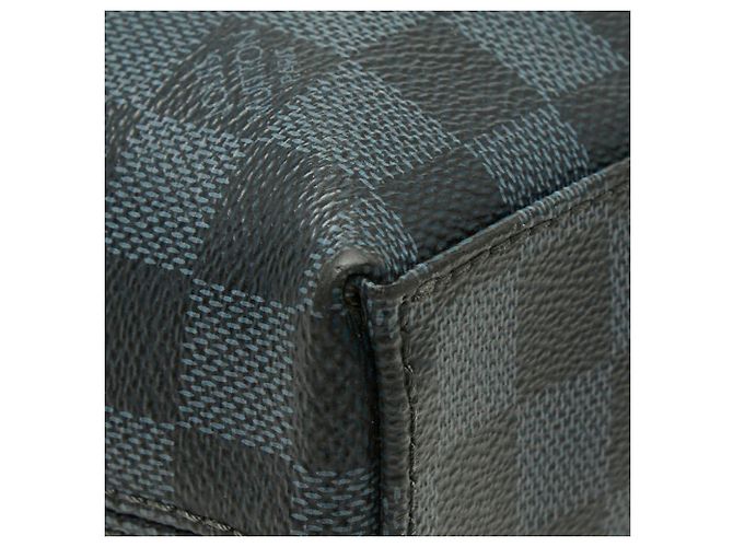 Borsa Business Portedocuments Jour Louis Vuitton Damier Cobalt Nero - vista 5