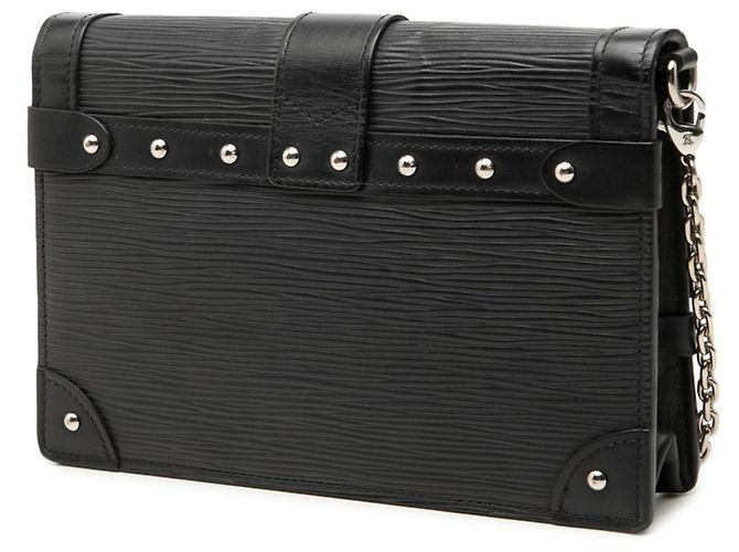 Louis Vuitton Epi Portefeuille Trunk Shoulder Bag Nero - vista 2