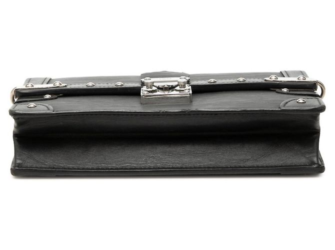 Louis Vuitton Epi Portefeuille Trunk Shoulder Bag Nero - vista 3